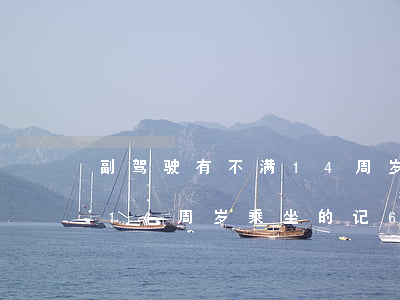 副驾驶有不满14周岁乘坐的，副驾驶有不满14周岁乘坐的，记6分，罚300元