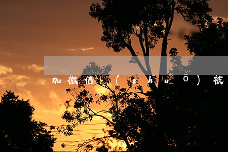 加微信說(shuō)被起訴(起訴微信好友)