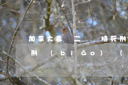加拿大毒販二審維持死刑判決 走私毒品罪量刑標(biāo)準(zhǔn)是什么?