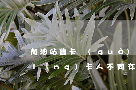 加油站售卡過(guò)程中，付款人與領(lǐng)卡人不同存風(fēng)險(xiǎn)