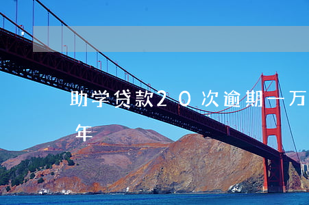 助学贷款20次逾期(一万元助学贷款逾期十年)