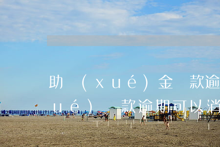 助學(xué)金貸款逾期怎么還(助學(xué)貸款逾期可以消除嗎)