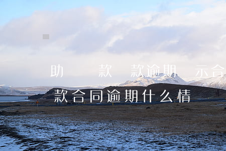 助學貸款還款逾期顯示合同已逾期-助學貸款合同逾期什么情況