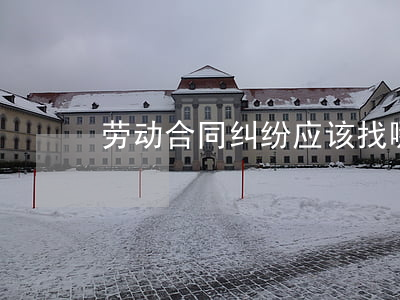 劳动合同纠纷应该找哪个部门