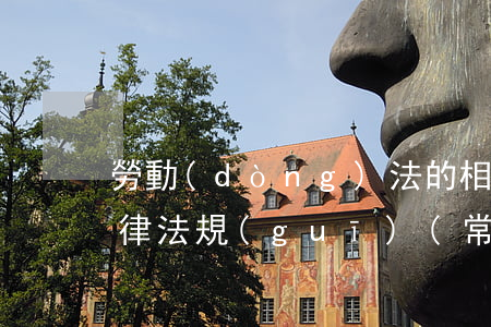 勞動(dòng)法的相關(guān)法律法規(guī)(常用勞動(dòng)法律法規(guī)有哪些)