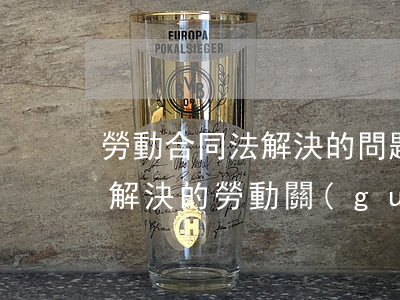 勞動合同法解決的問題(勞動合同法立法者要解決的勞動關(guān)系中的問題)
