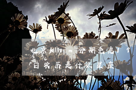 北京ktm分期免息(1976年12月16日农历是什么星座)