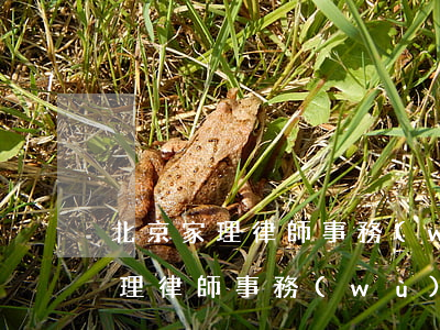 北京家理律師事務(wù)所的律師(北京家理律師事務(wù)所的律師張潤(rùn)潤(rùn))
