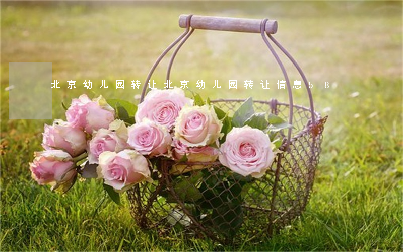北京幼儿园转让(北京幼儿园转让信息58)