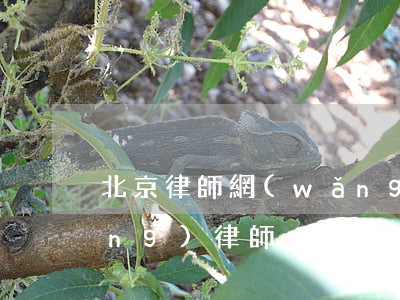 北京律師網(wǎng)(北京律師網(wǎng)律師)