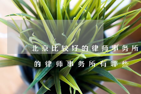北京比较好的律师事务所有哪几个(北京出名的律师事务所有哪些)