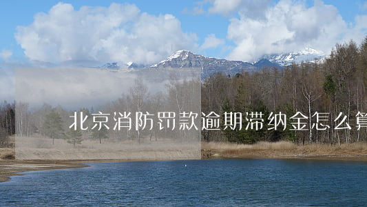 北京消防罚款逾期滞纳金怎么算-