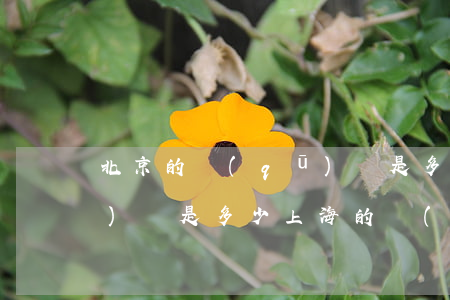 北京的區(qū)號是多少(北京的區(qū)號是多少上海的區(qū)號是多少)