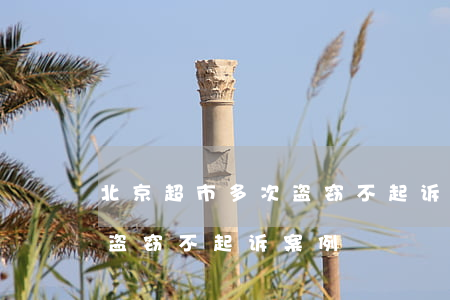 北京超市多次盗窃不起诉案例(北京超市多次盗窃不起诉案例)