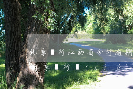 北京銀行江西省分行 逾期協(xié)商-北京銀行協(xié)商還款