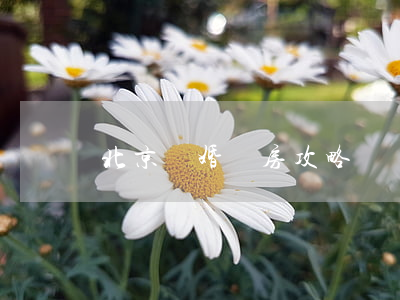 北京離婚買房攻略