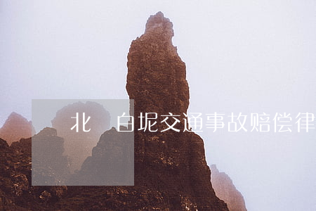 北滘白坭交通事故赔偿律师