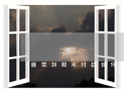 匯票到期未付款：如何處理及能否起訴？