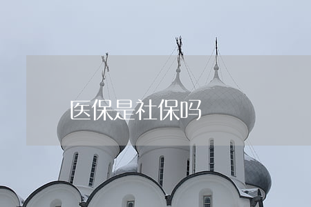 医保是社保吗