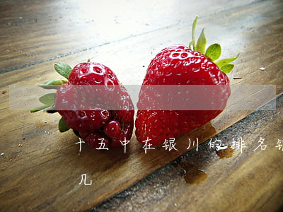 十五中在银川的排名(银川十三中在银川排第几)