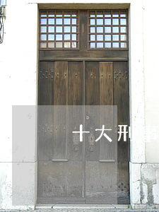 十大刑事案件