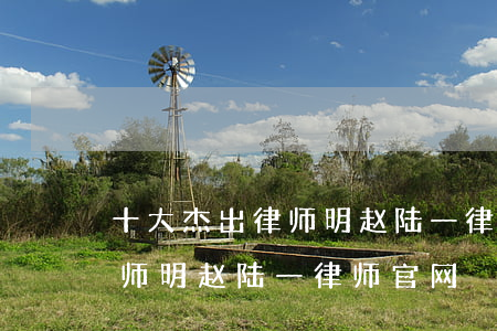 十大杰出律师明赵陆一律师官网(十大杰出律师明赵陆一律师官网)
