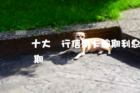 十大銀行信用卡逾期利息（十大銀行信用卡逾期）
