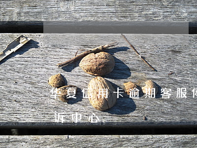 华夏信用卡逾期客服停卡(华夏银行信用卡投诉中心)