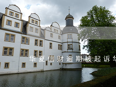 华夏信财逾期被起诉(华夏信财要起诉我)