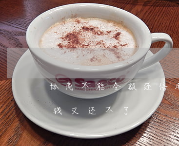 协商不能全额还信用卡(欠信用卡协商不同意,钱又还不了)