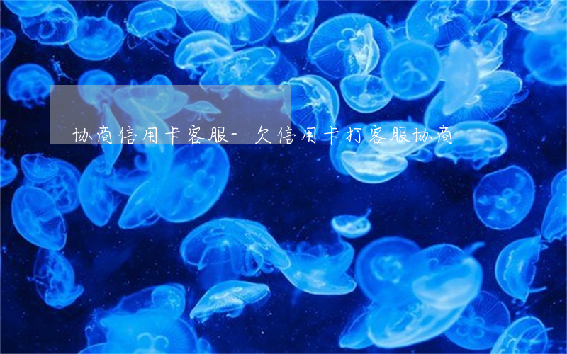 协商信用卡客服-欠信用卡打客服协商