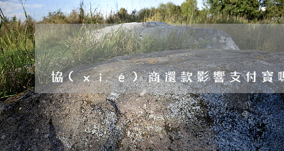 協(xié)商還款影響支付寶嗎