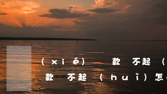 協(xié)議貸款還不起(協(xié)議貸款還不起會(huì)怎么樣)