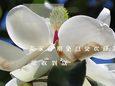 卖家分期免息受欢迎(卖家开通分期免息多久能收到款)