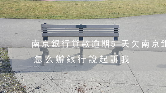 南京銀行貸款逾期5天(欠南京銀行錢逾期了怎么辦銀行說起訴我)