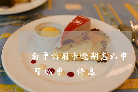 南平信用卡逾期怎么申請停息掛賬(欠信用卡可以申請停息掛賬嗎)