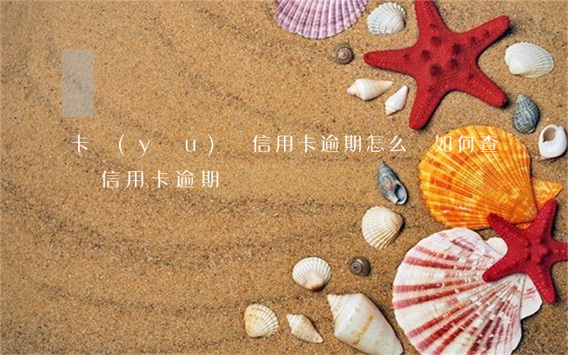 卡優(yōu)還信用卡逾期怎么辦(如何查詢信用卡逾期)