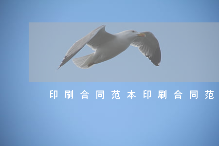 印刷合同范本(印刷合同范本申請書)