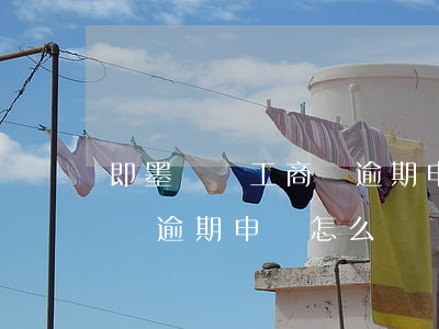 即墨個體工商戶逾期申報到哪里-個體工商戶逾期申報怎么辦