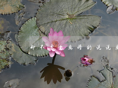 却不愿意离婚的说说(离婚不再婚的说说)