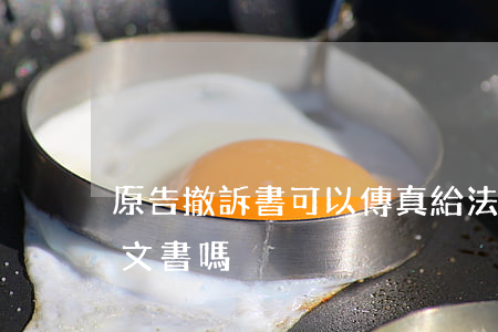 原告撤訴書可以傳真給法院嗎(撤訴法院給出文書嗎)