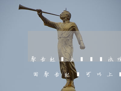 原告起訴主體錯誤法院財經(jīng)駁回原告起訴可以上訴嗎