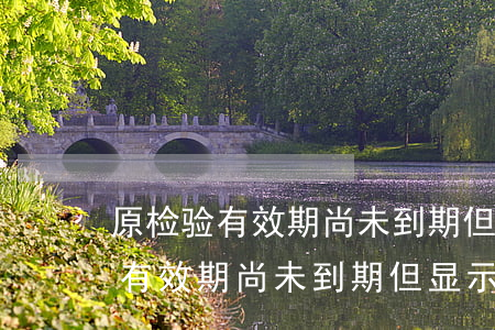 原检验有效期尚未到期但显示逾期-原检验有效期尚未到期但显示逾期怎么办