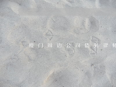 厦门周边公司债务律师(厦门律师服务公司)