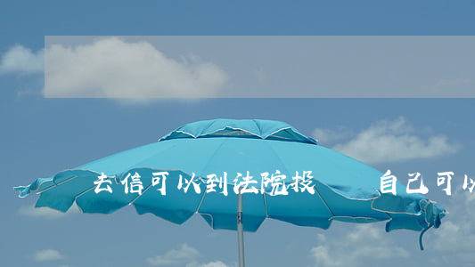 去信可以到法院投訴嗎(自己可以到法院投訴嗎?)