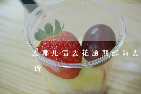 去哪儿借去花逾期起诉(去哪儿借去花逾期起诉)