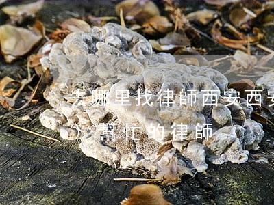 去哪里找律師西安(西安有沒有免費(fèi)幫忙的律師)