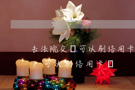 去法院交錢可以刷信用卡嗎(律師費(fèi)可以刷信用卡嗎)