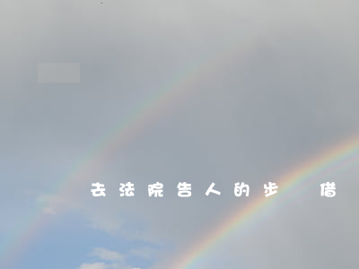 去法院告人的步驟借錢(qián)
