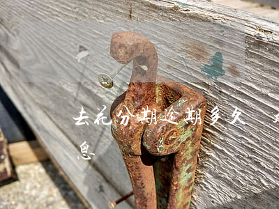 去花分期逾期多久會起訴(收到分期花逾期信息)
